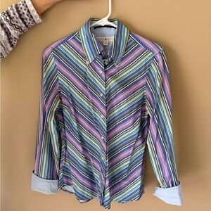 Vintage Tommy Hilfiger striped button up shirt